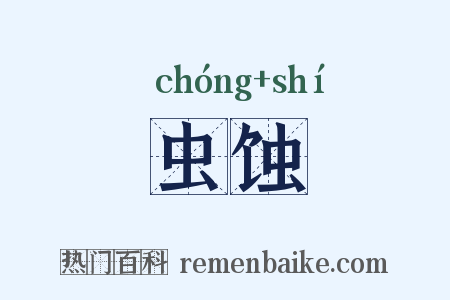 虫蚀是什么意思的图片